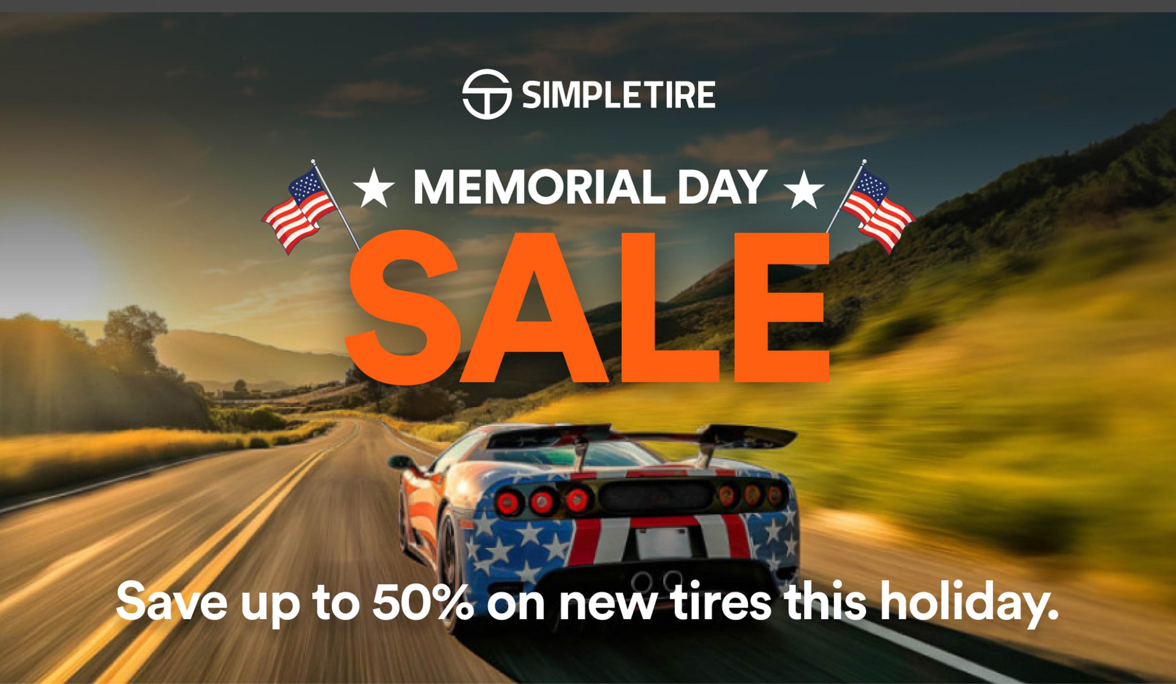 Memorial Day Simple Tire Sale