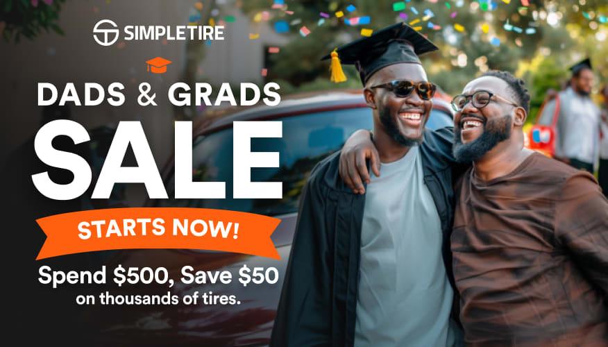 Simple Tire Dads and Grads Sale