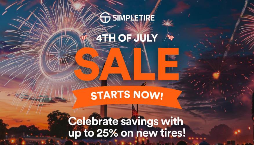 SimpleTire July 4th Tire Sale