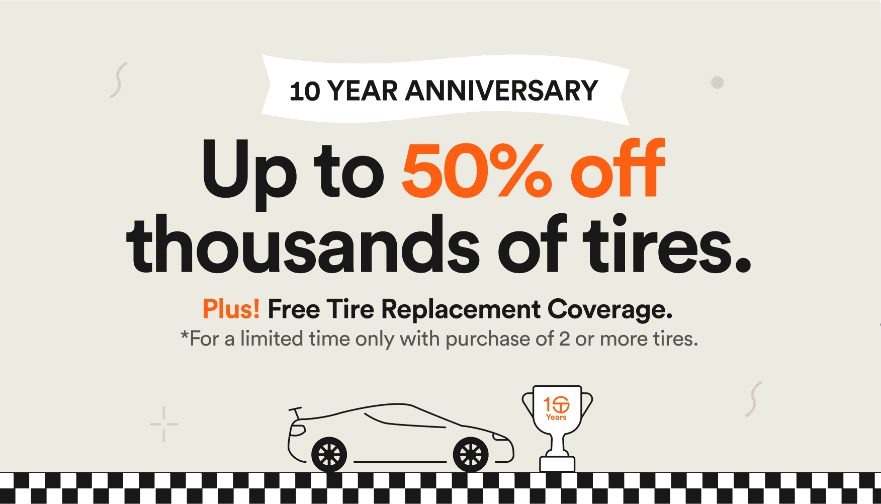 SimpleTire 10th anniversary sale
