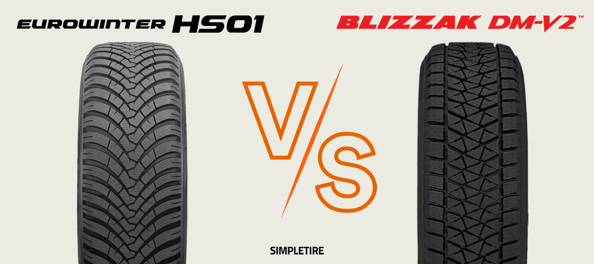 Falken Eurowinter HS01 SUV vs Bridgestone Blizzak DM-V2 tires