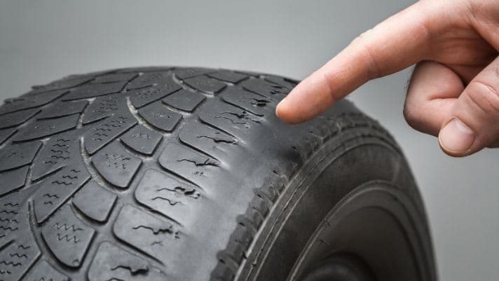 Uneven tire wear
