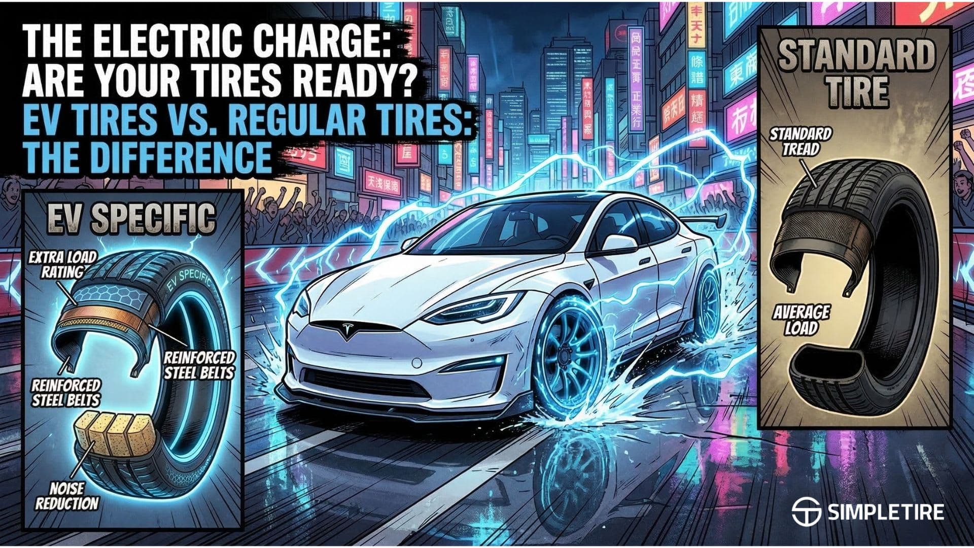EV Tires vs Regular Tires: The Difference
